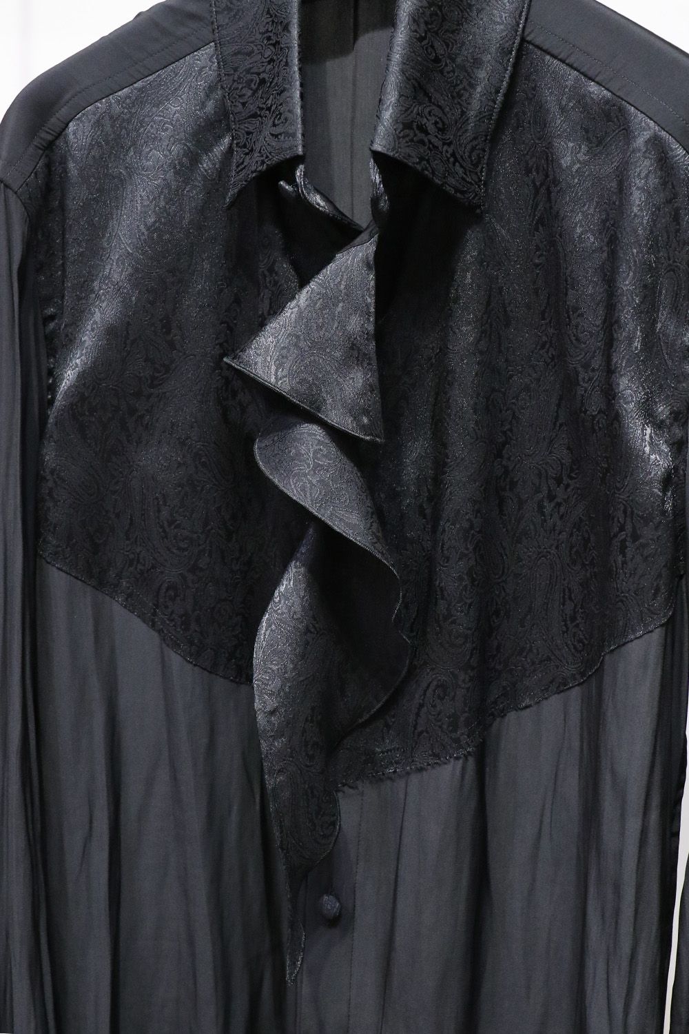 kiryuyrik - Decine & PaisleyJQD Single Frill Shirt / デシン