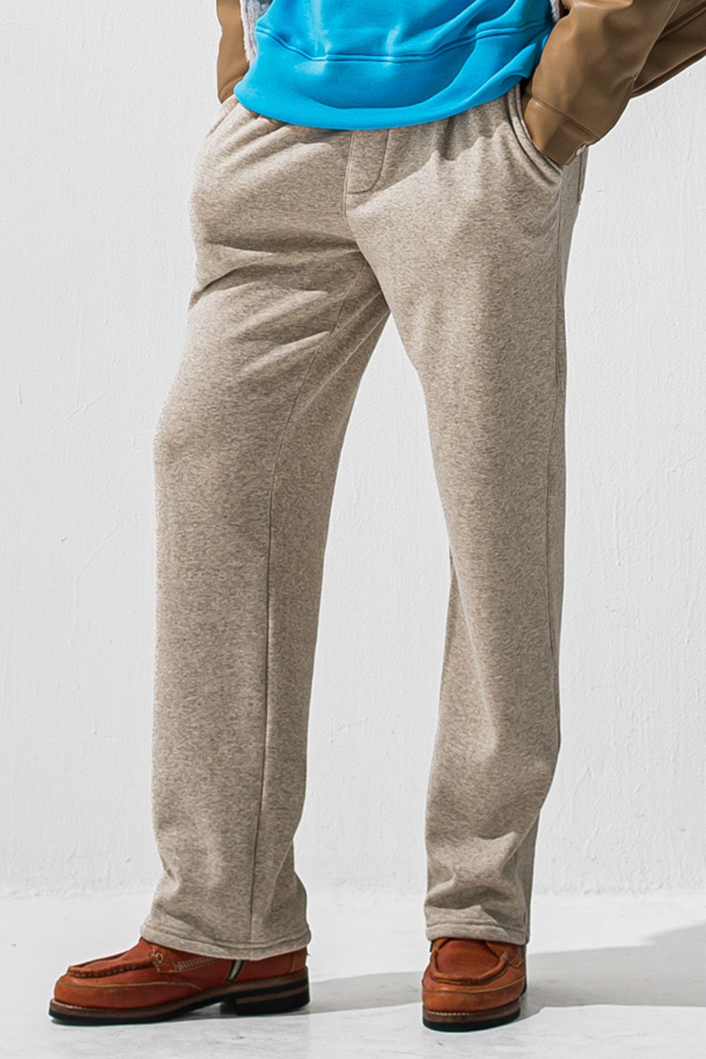 VELOURS FLEECE WIDE TUCK PANTS / ベロア フリース ワイド タックパンツ
