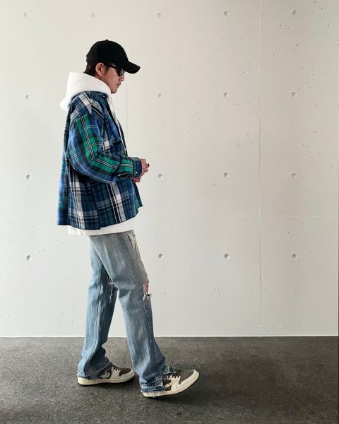 【READYMADE】FLANNEL SHIRT