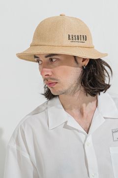 STRAW MESH BELL HAT / ストロー メッシュ ベルハット