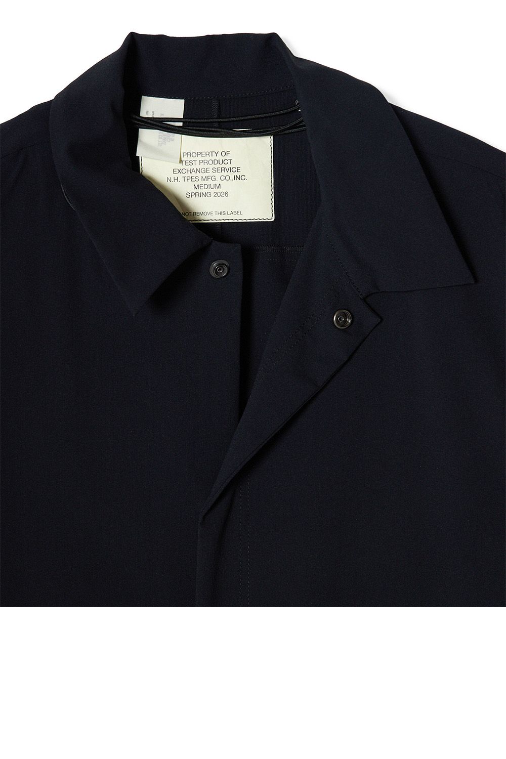 N.HOOLYWOOD TEST PRODUCT EXCHANGE SERVICE DRAWSTRING SHIRT / エヌハリウッド テストプロダクトエクスチェンジサービス ドローストリング シャツ