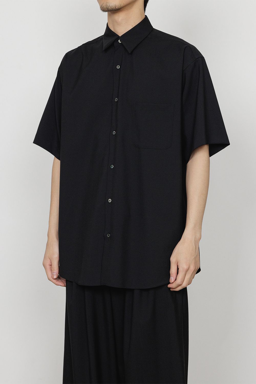 【超目玉枠】 2/80 WOOL ORGANIC - MARKAWARE TROPICAL SHIRT S/S FIT COMFORT ジャケット・アウター