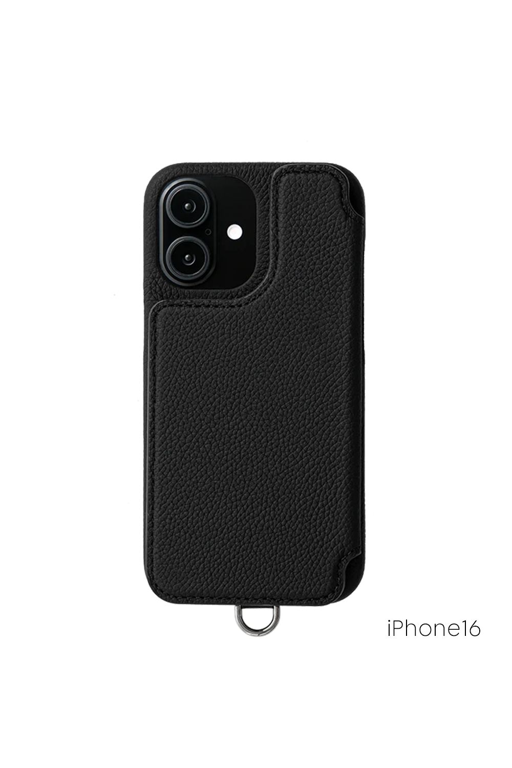 POCHE FLAT / ポシェフラット iPhoneケース｜ブラック