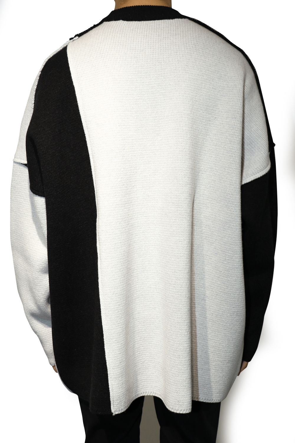2TONE KNIT SWEAT