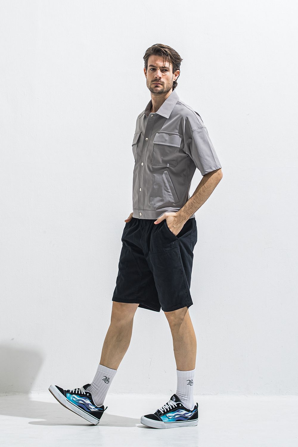 CPO HALE SHIRTS JK / CPO ハーフスリーブ シャツ ジャケット