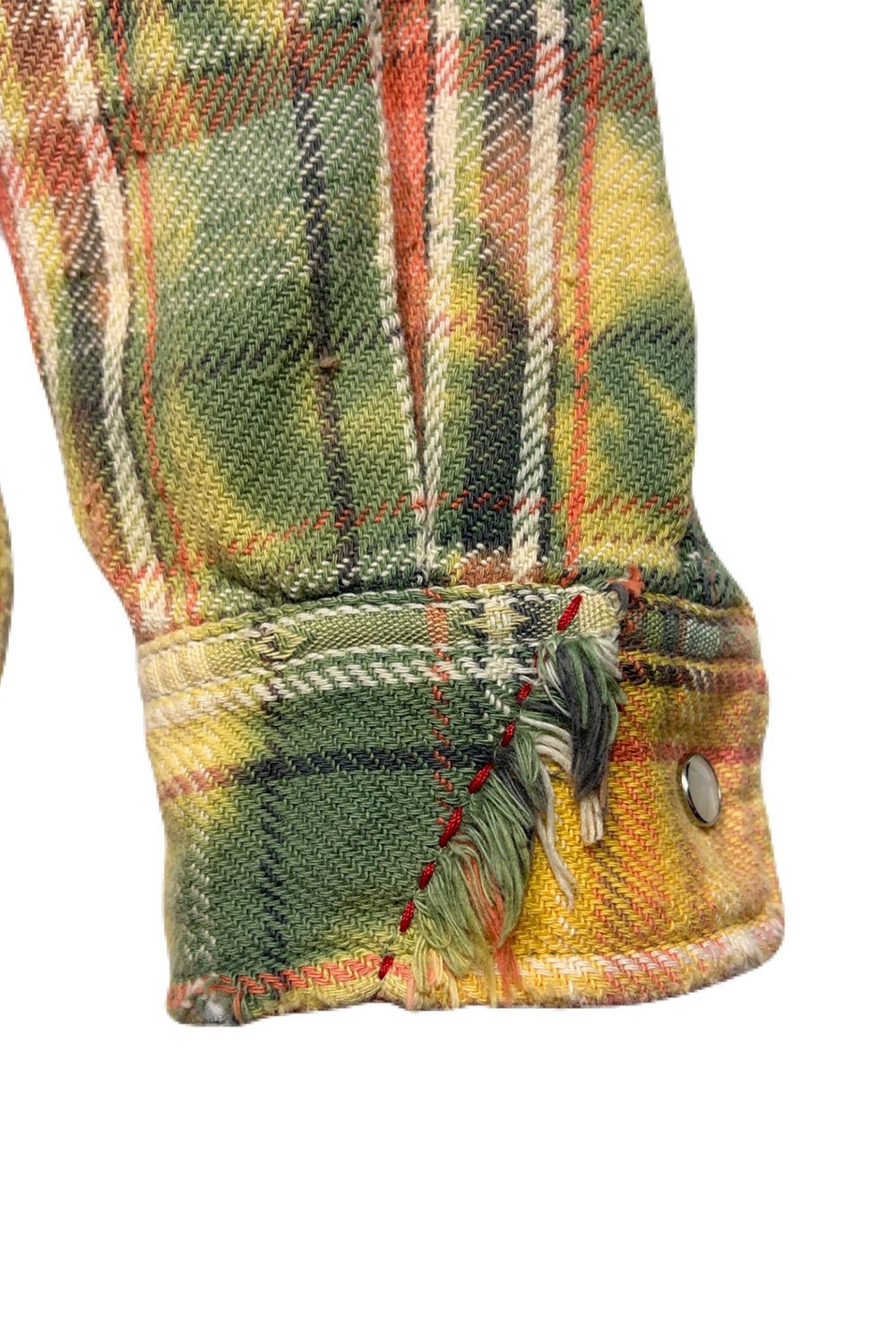 CO CHECK SHIRT / Peace / コットン チェック シャツ Peace METAL HOTFIX