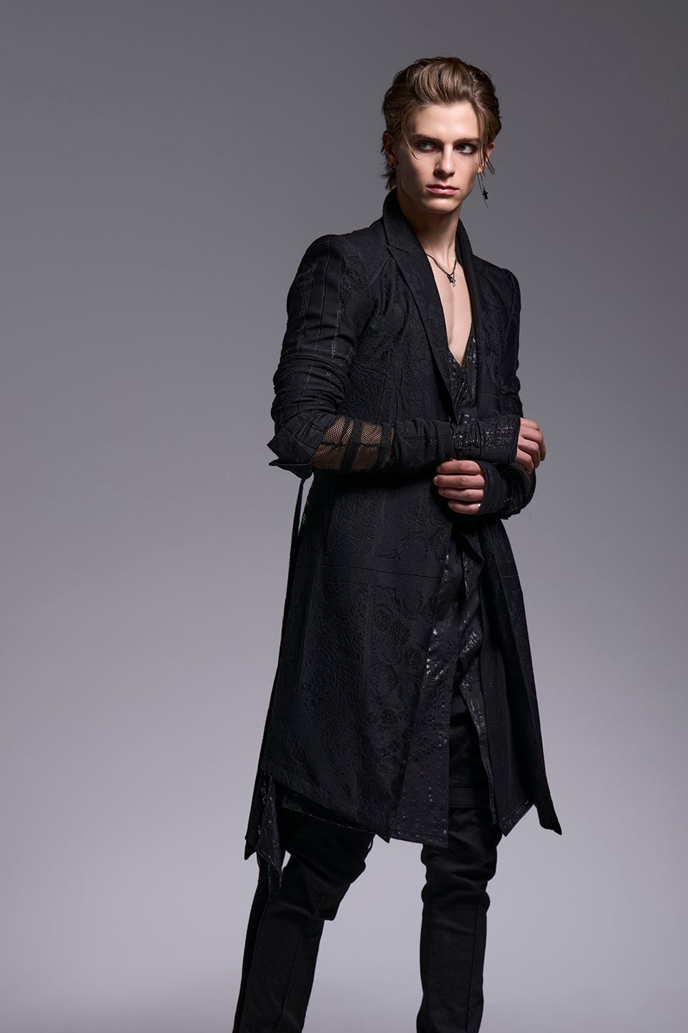 CROSS-Lace Flare Jacket / クロスレース フレアジャケット