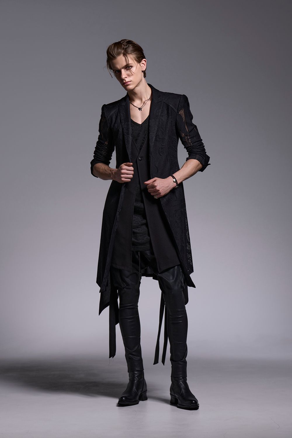 CROSS-Lace Flare Jacket / クロスレース フレアジャケット