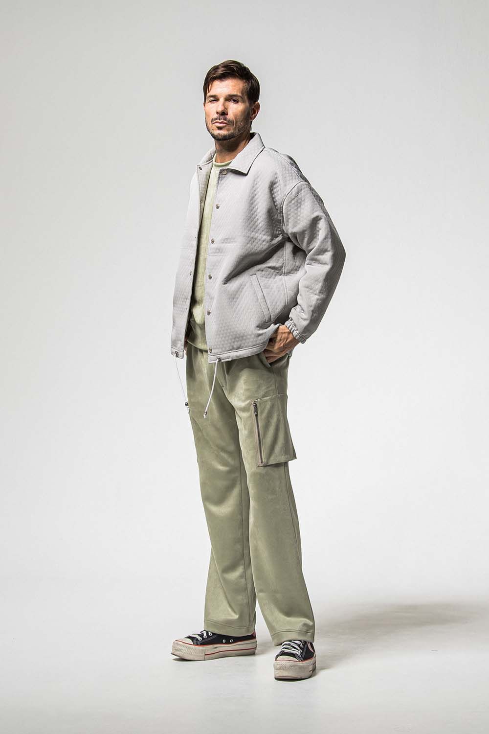 SUEDE DROP TRINER / スウェード ドロップ トレーナー