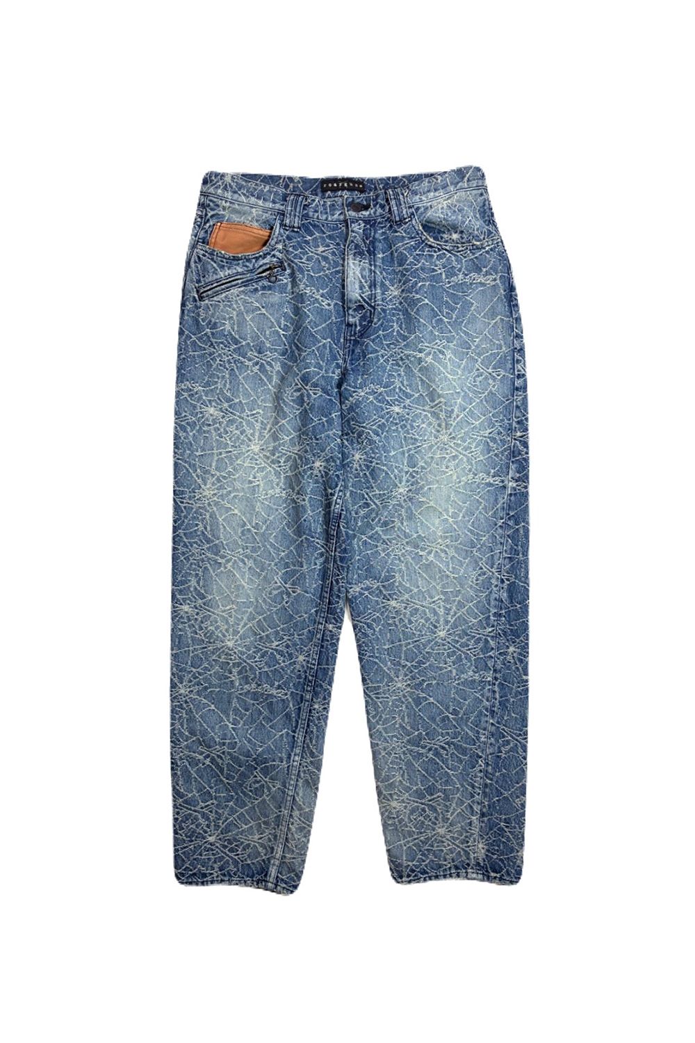 SPIDER JAQ DENIM PT / スパイダー ジャガード デニム パンツ