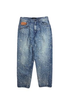 SPIDER JAQ DENIM PT / スパイダー ジャガード デニム パンツ