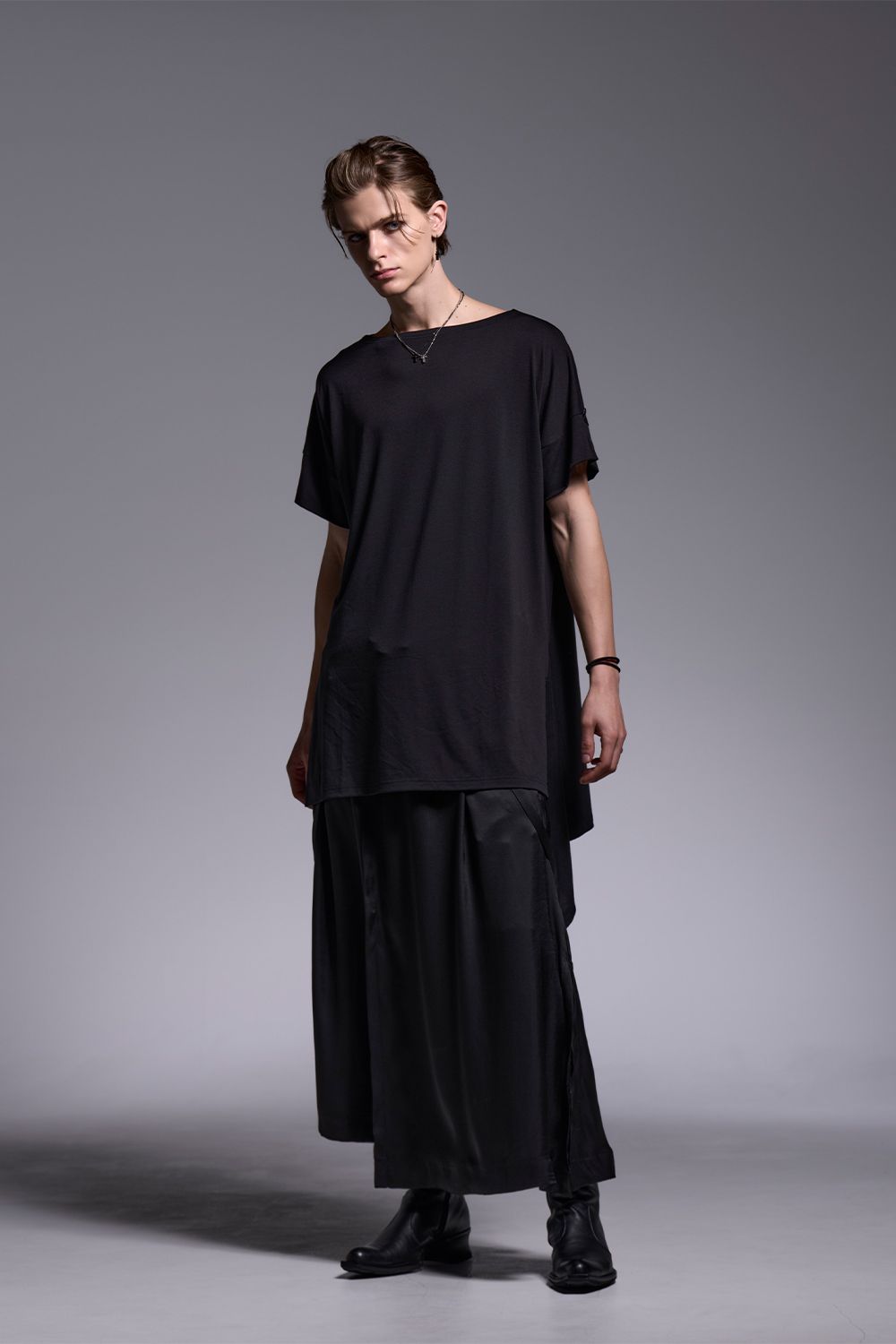 BEATENJIKU Boat Neck Flare-T / ベア天竺 ボートネック フレアTシャツ