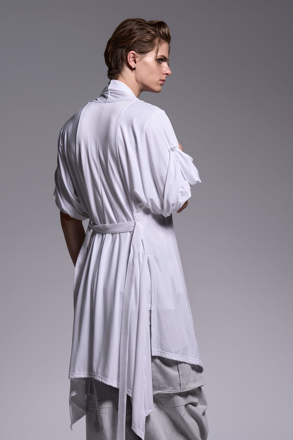 BEATENJIKU KIMONO-Sleeve Cardigan / ベア天竺 着物スリーブ カーディガン