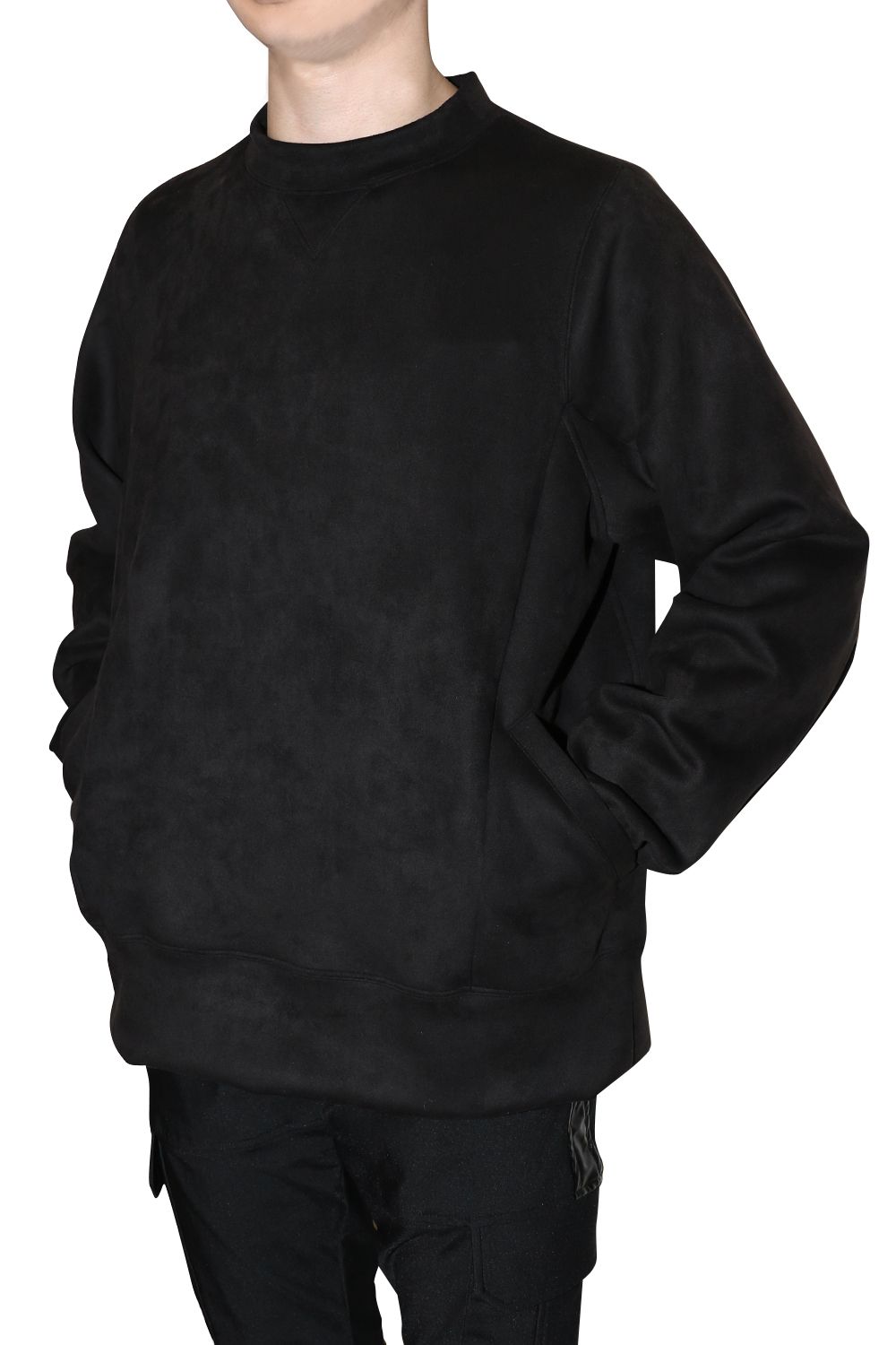 SUEDE JERSEY SOLID TRAINER / スエード ジャージ ソリッド トレーナー