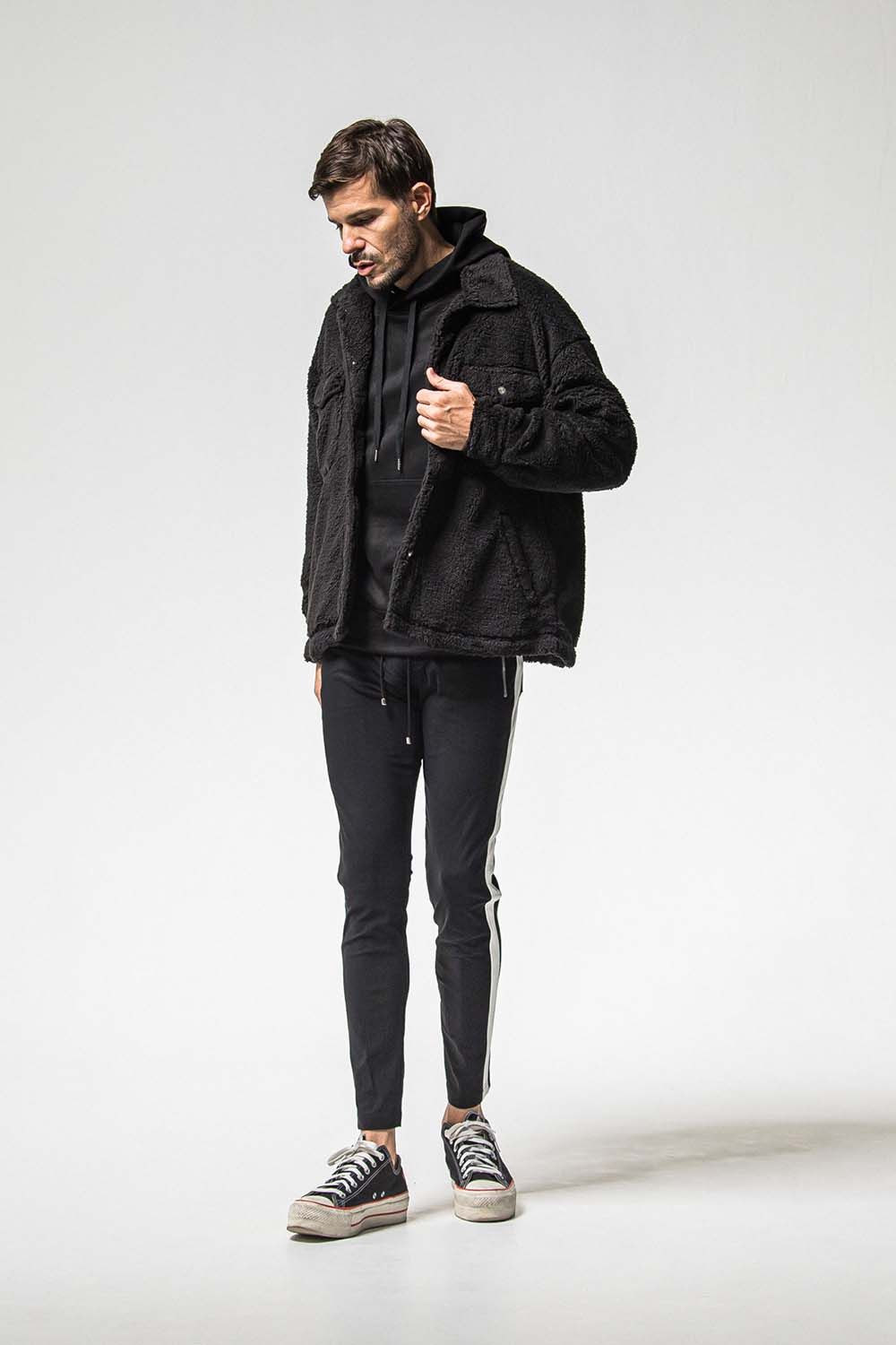 LEATHER LINE TRUCK PT / レザー ライン トラックパンツ