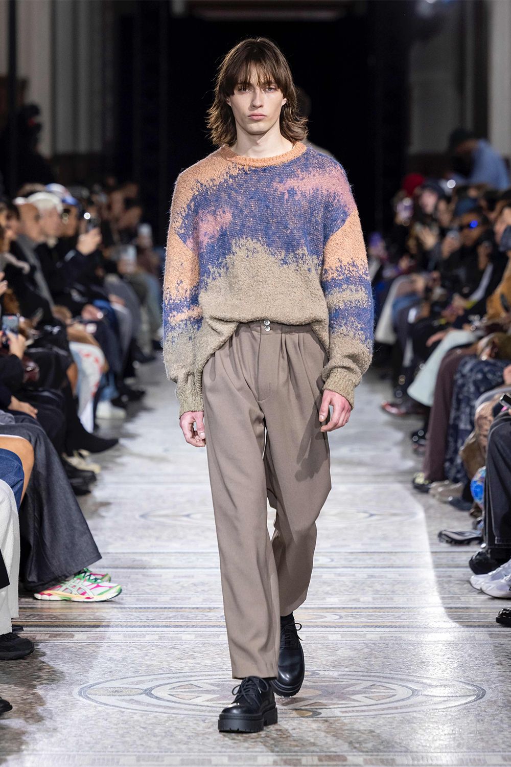 Double cross 4 tuck trousers / ダブル クロス 4タック トラウザーズ