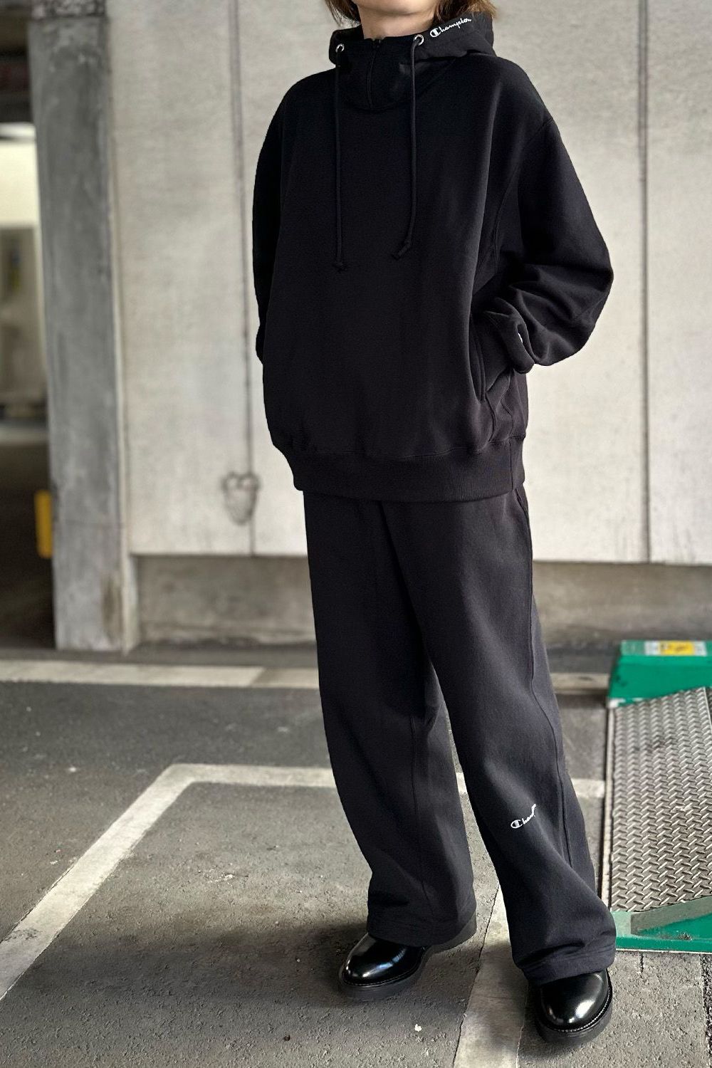 N.HOOLYWOOD - N.HOOLYWOOD×Champion MOCK NECK HOODIE / エヌ