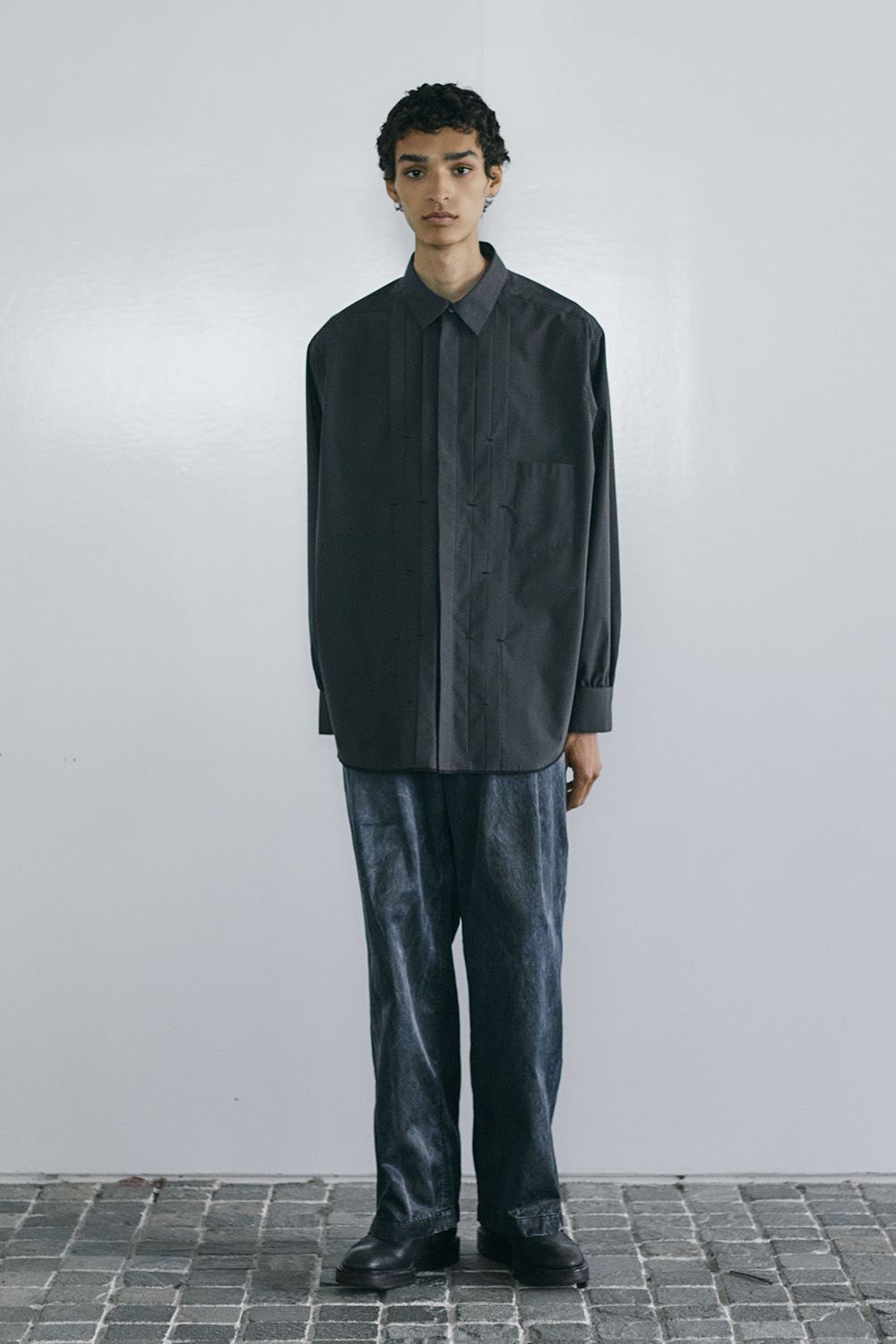 Pigmented satin PT  / ピグメント サテン パンツ