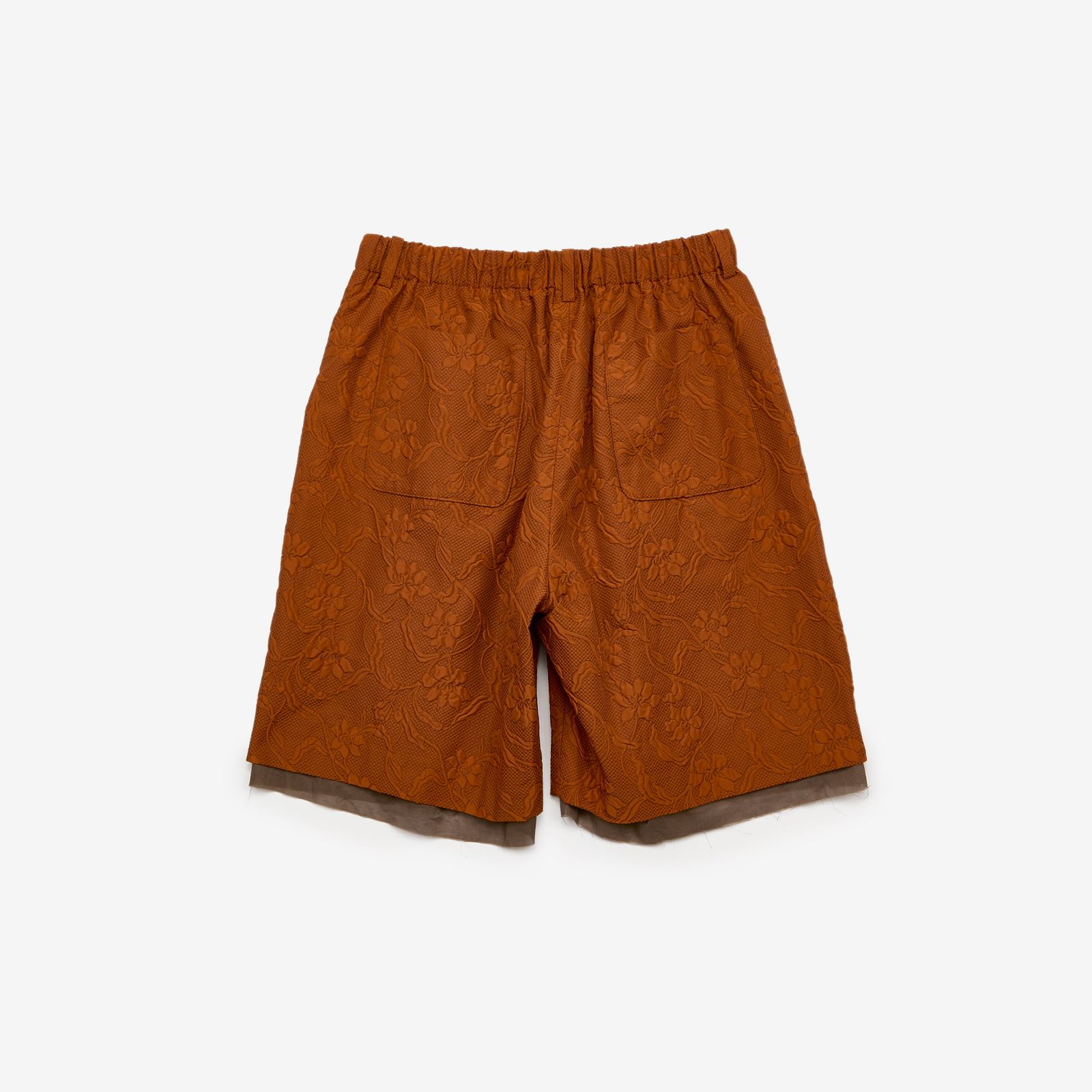 Embossing layered short PT / エンボス レイヤード ショートパンツ