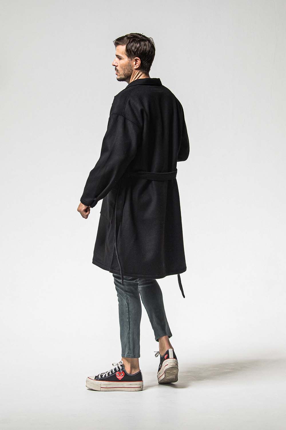GOWN OVER COAT / オーバーサイズ ガウン コート