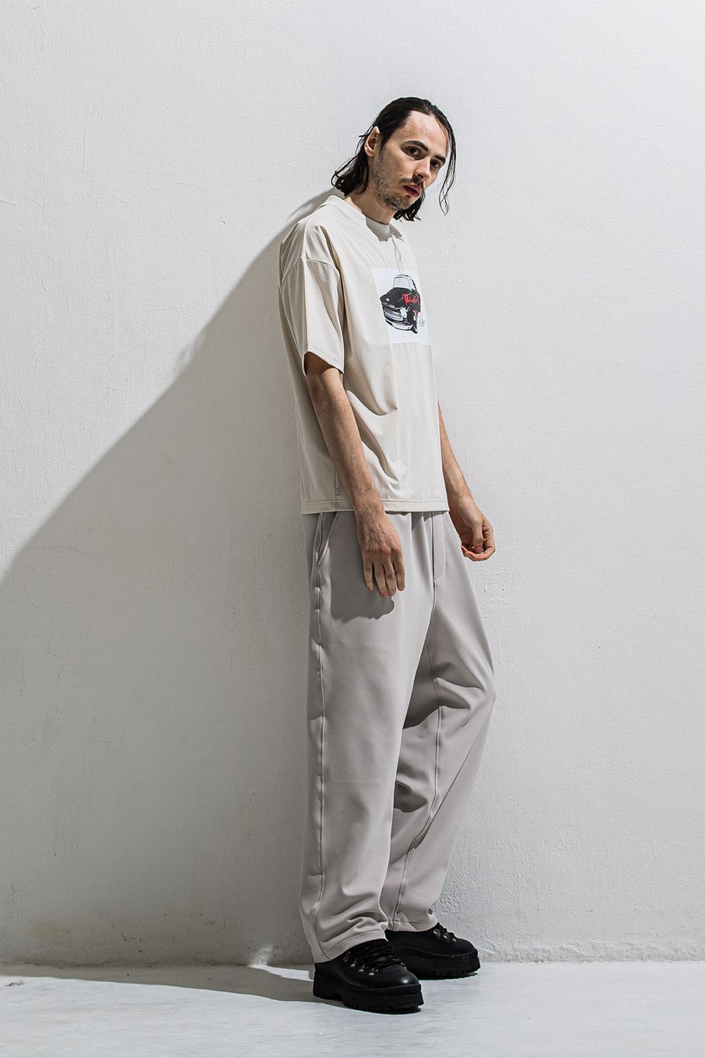 car overnylon T / ナイロン オーバーサイズTシャツ