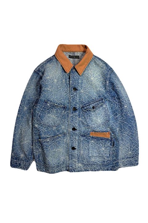 SPIDER JAQ DENIM JKT / スパイダー ジャガード デニム ジャケット