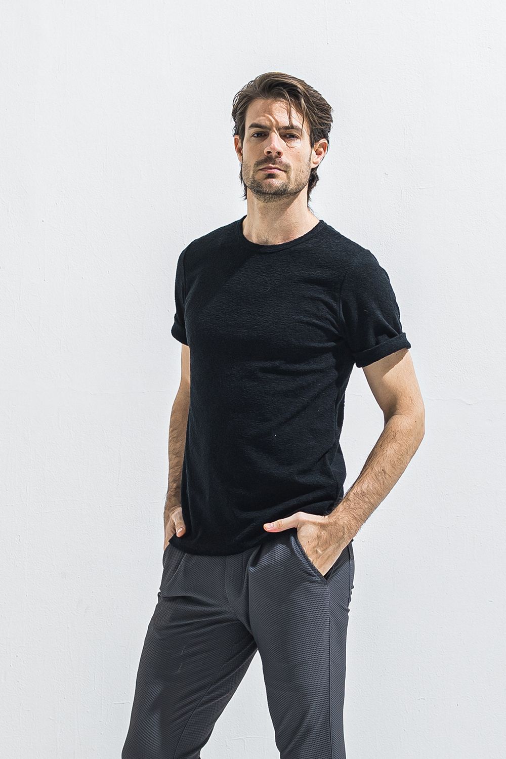 PILE ROLL UP TEE / パイル ロールアップ Tシャツ