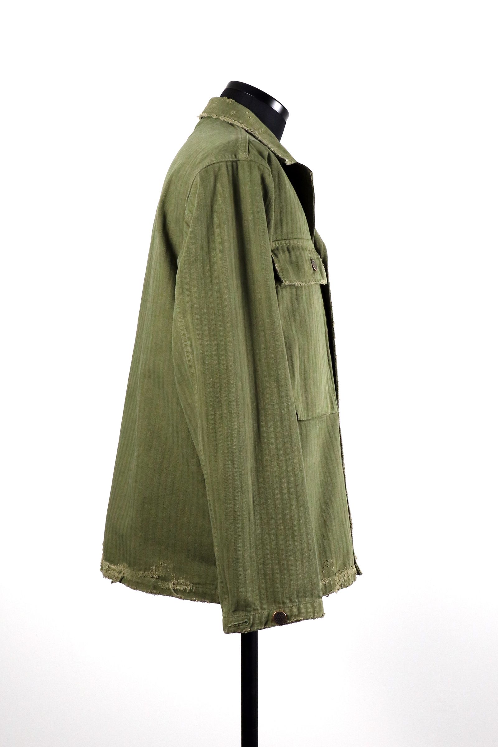 ORGANIC COTTON HERRINGBONE M-43 JACKET / オーガニックコットン ヘリンボーン M-43 ジャケット