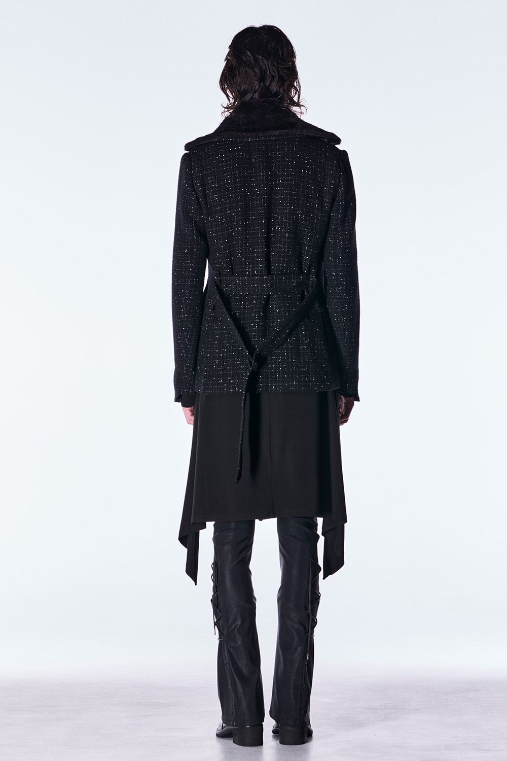 Tweed Fur Safari Blouson / ツイード ファー サファリ ブルゾン