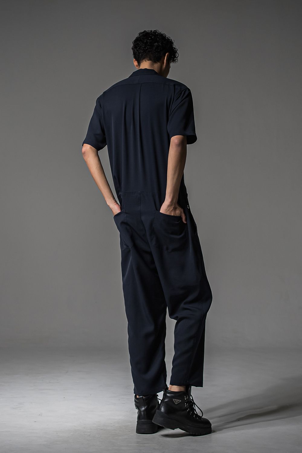 rage twill half all in one / 半袖シャツオールインワン