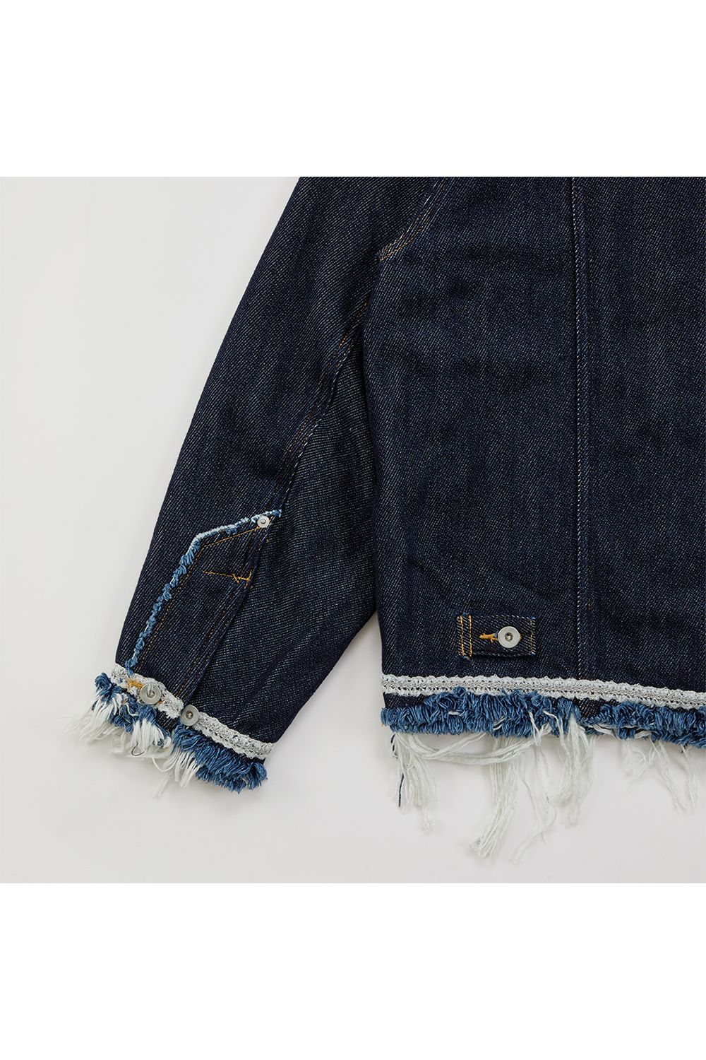 Lace tape denim BL / レース テープ デニム ブルゾン