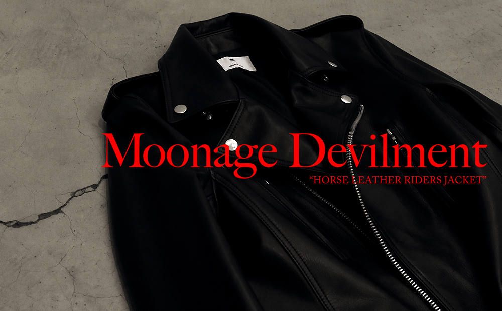 MOON AGE DEVILMENT LEATHER DOUBLE RIDERS