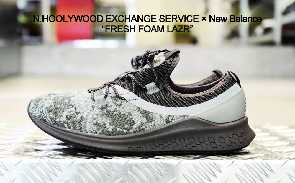 N.HOOLYWOOD EXCHANGE SERVICE × New Balance"FRESH FOAM LAZR"