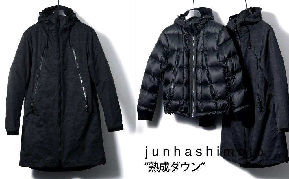 完全防寒仕様のダウンコートスタイルjunhashimoto/熟成ダウン and more...