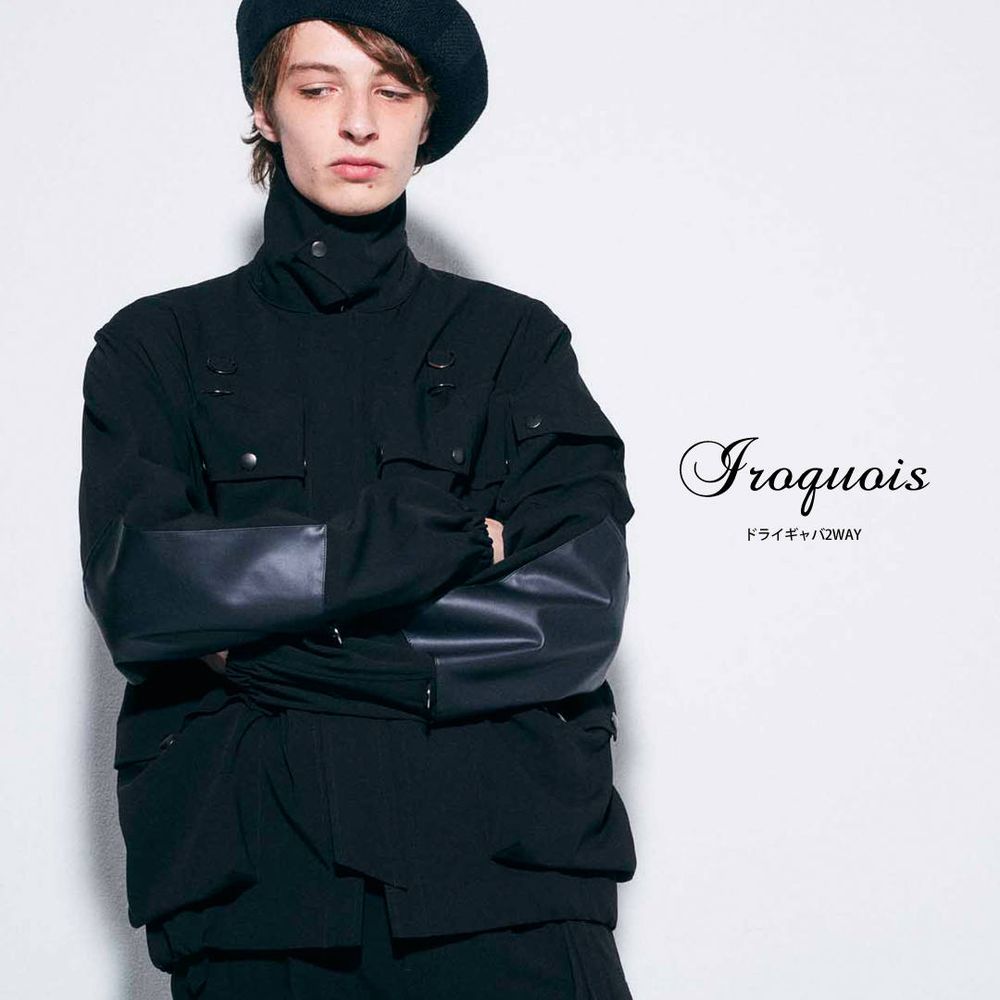 おすすめ春スタイル...ドライギャバ2WAYミリタリーブルゾン / Iroquois 