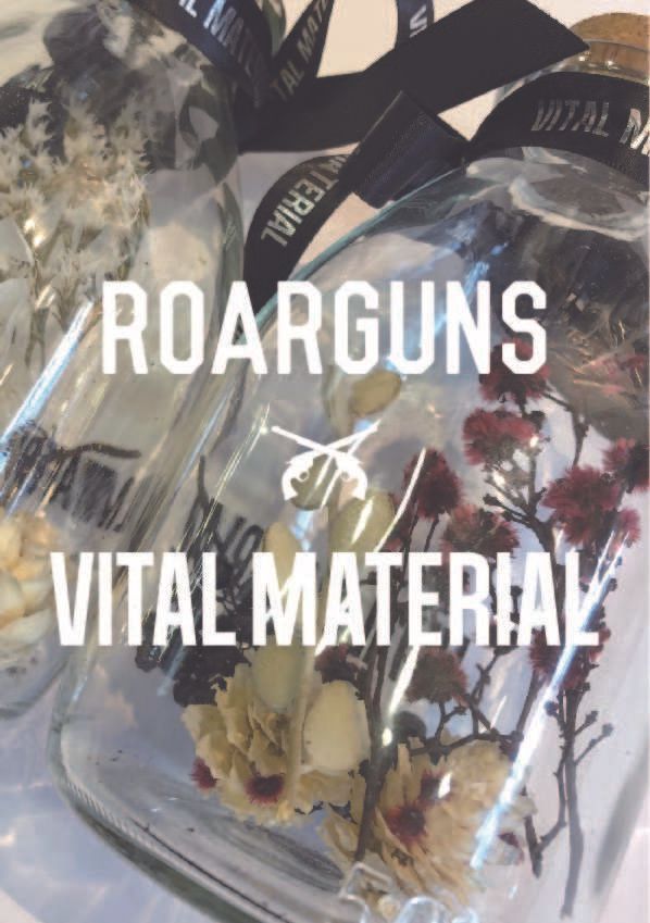 プレゼントにもおすすめのroarguns×VITAL MATERIAL コラボレーション REED DIFFUSER
