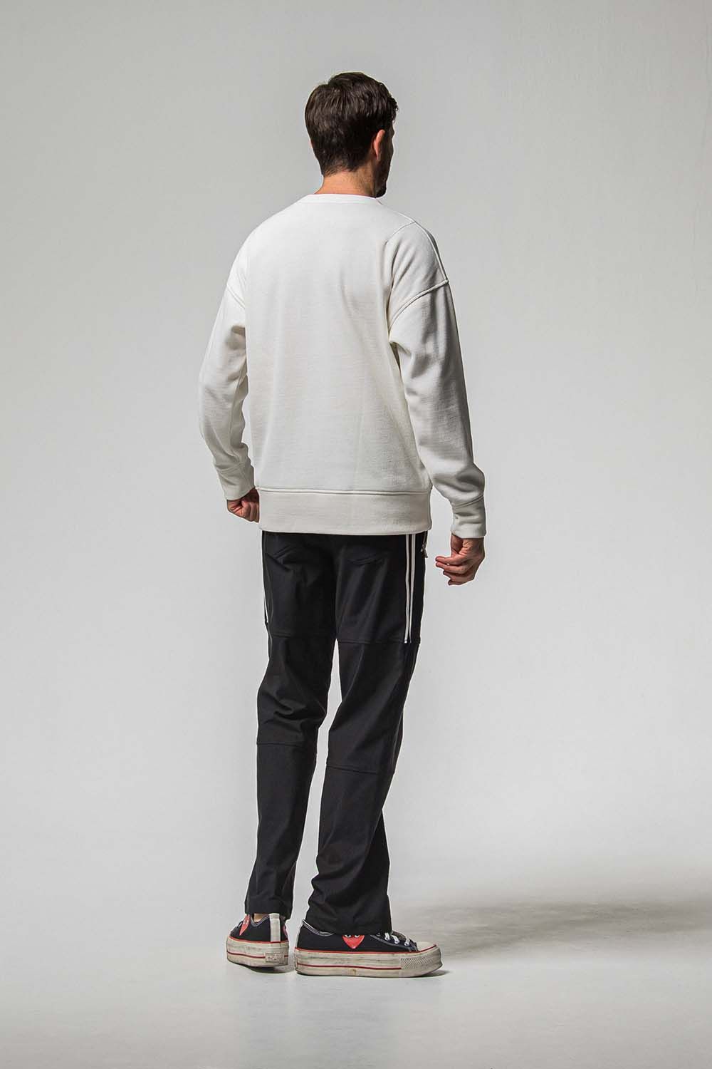 VELOURS FLEECE THERMAL LOOSE TRAINER / ベロア フリース サーマル ルーズ トレーナー