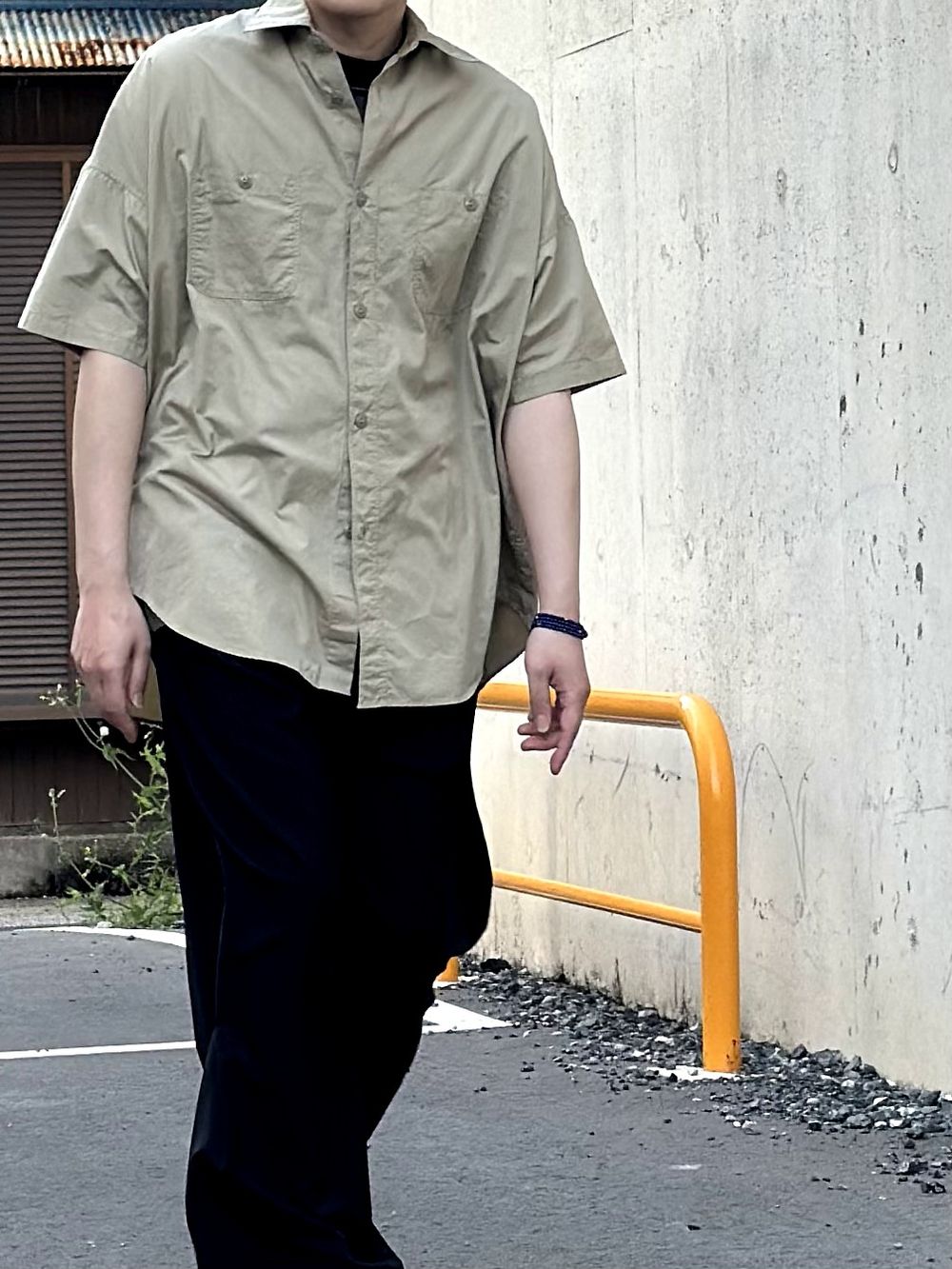 MARKAWARE | ULTRA LIGHT ALL WEATHER CLOTH TENT S/S LONG SHIRT