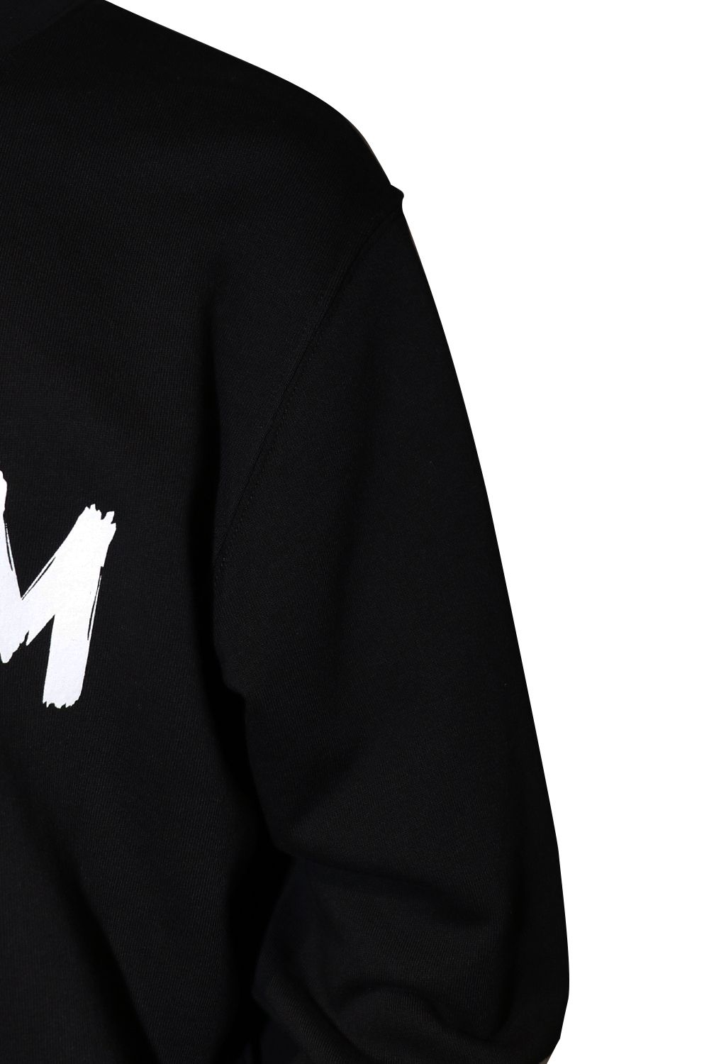 CREW NECK SWEATSHIRT With BRUSHSTROKE LOGO