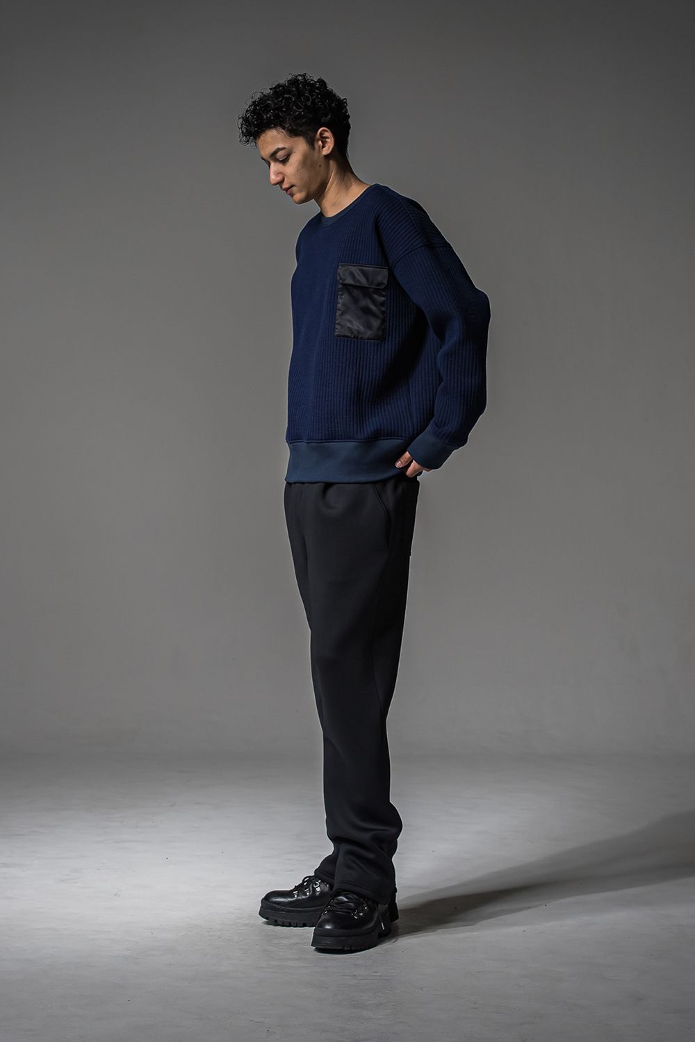 CHRIS EASY WIDE TUCK PANTS / クリス イージーワイドタックパンツ