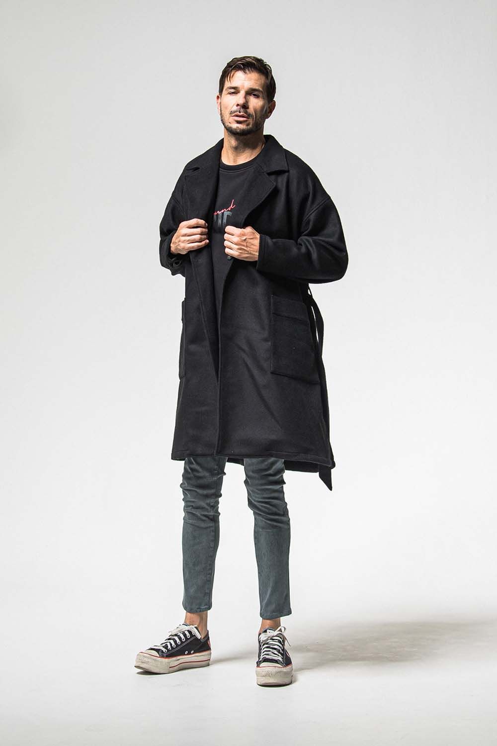 GOWN OVER COAT / オーバーサイズ ガウン コート