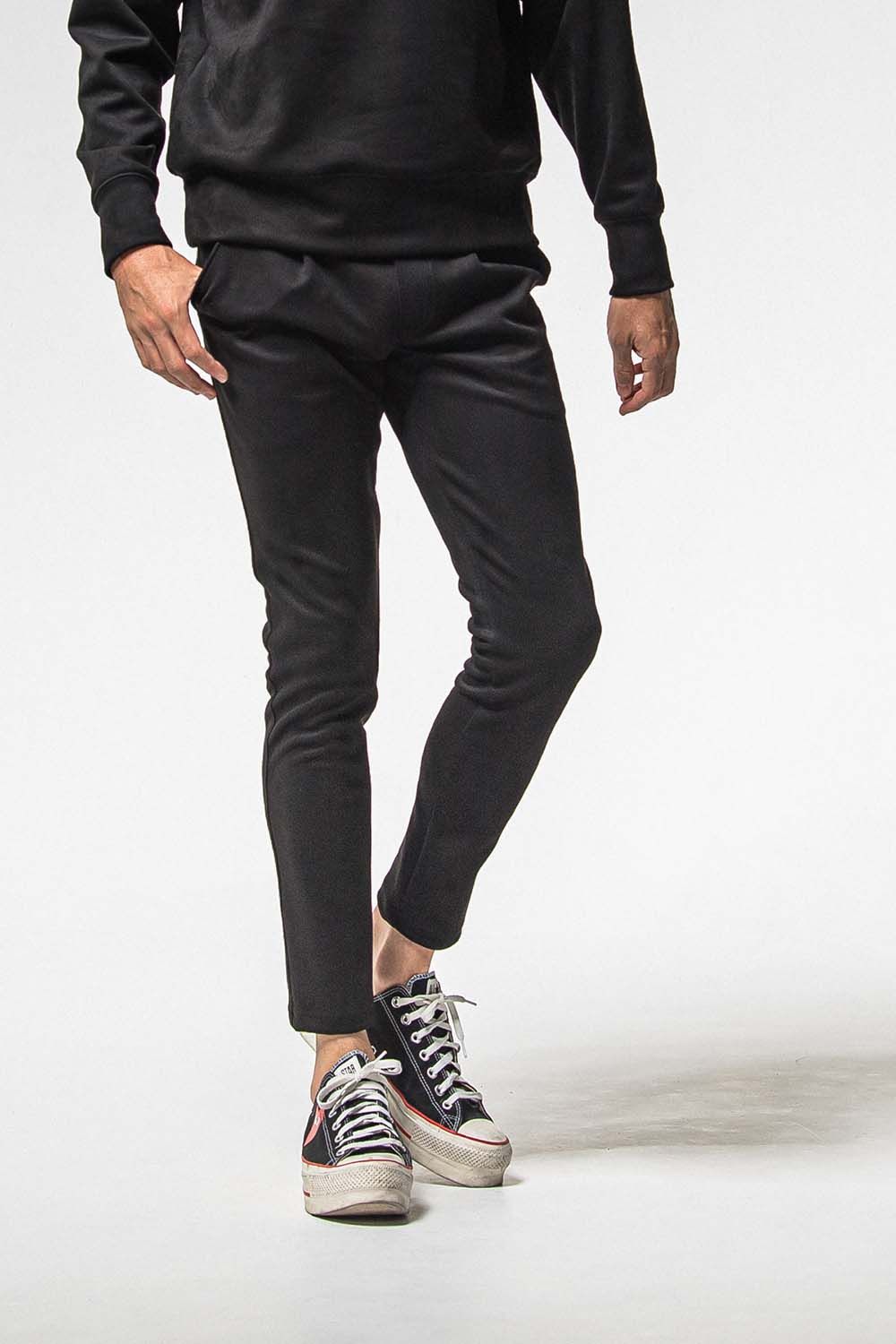 CHRIS EASY SUEDE TUCK PANTS / クリス イージー スウェード タックパンツ