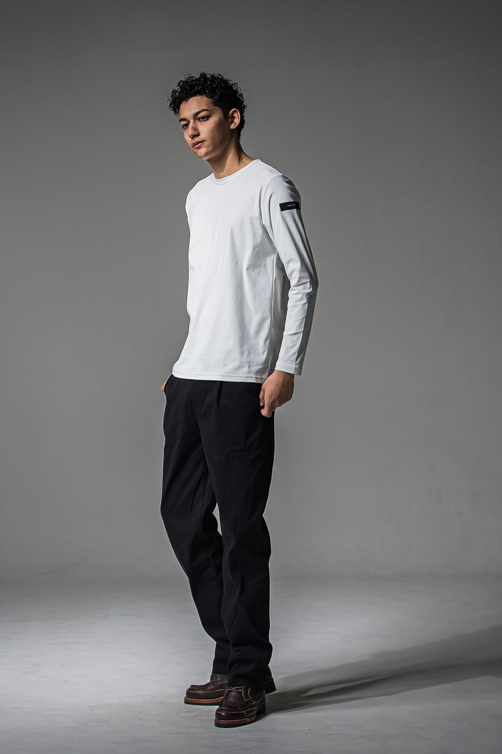 DENIM JERSEY WIDE PT / デニムジャージワイドパンツ