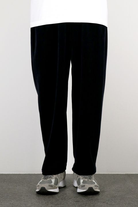 30/- ORGANIC COTTON VELOUR TRACK PANTS / オーガニックコットン ベロア トラックパンツ