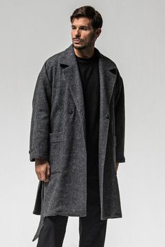 GOWN OVER COAT / オーバーサイズ ガウン コート