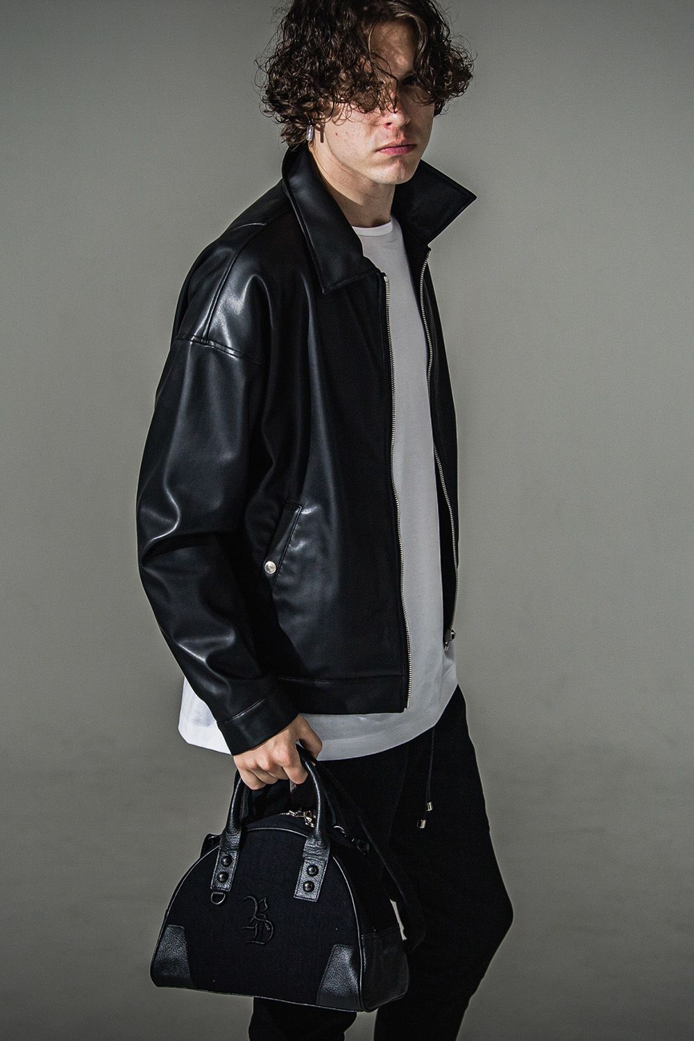DENIM MINI BOSTON BAG / DECADE コラボ デニム ミニボストン バッグ