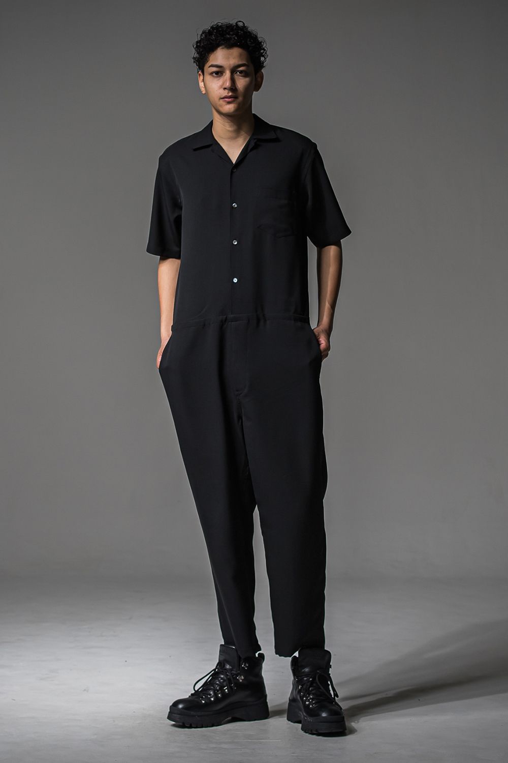 rage twill half all in one / 半袖シャツオールインワン