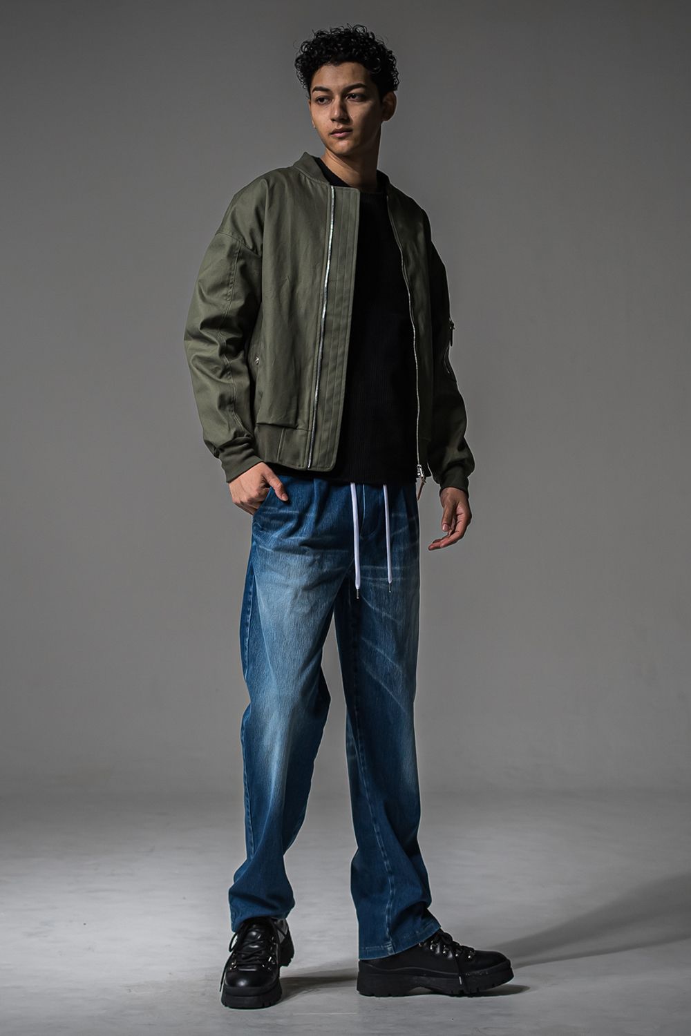 CUTOFF RAIL LONG SLEEVE / カットオフ ロングスリーブ