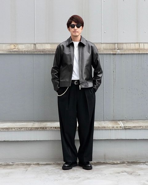 【marka】SHEEP LEATHER RIDERS JACKET
