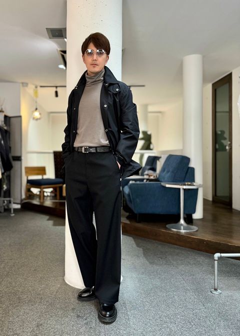 【MARKAWARE】EGYPTIAN COTTON × RECYCLE POLYESTER WEATHER-CLOTH COACH JACKET II